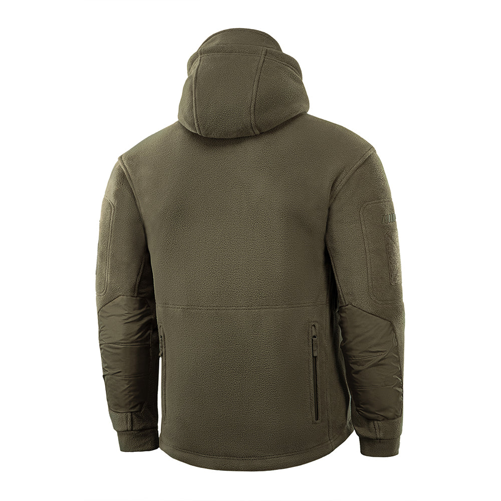 Jachetă Fleece Windblock Division Gen.III M-Tac Oliv – 100% Poliester, Glugă - poza 5