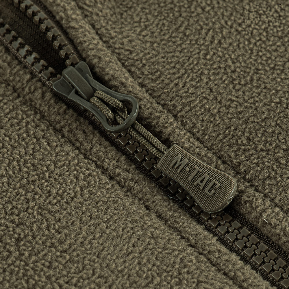 Jachetă Fleece Windblock Division Gen.III M-Tac Oliv – 100% Poliester, Glugă - poza 9