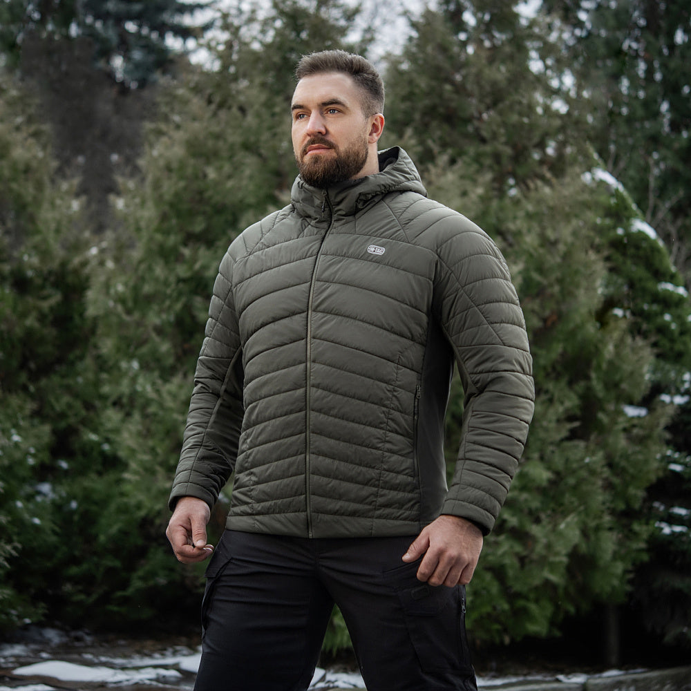 Geacă Jarl Primaloft M-Tac - Olive, Respirabilă și Călduroasă