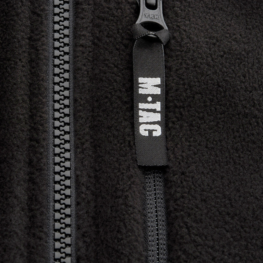 Geacă Microfleece Alpha Gen.II M-Tac - Negru, Rezistentă la Vânt