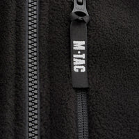 Geacă Microfleece Alpha Gen.II M-Tac - Negru, Rezistentă la Vânt