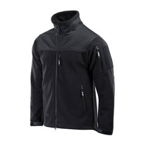 Geacă Microfleece Alpha Gen.II M-Tac - Negru, Rezistentă la Vânt