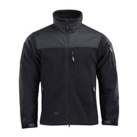 Geacă Microfleece Alpha Gen.II M-Tac - Negru, Rezistentă la Vânt