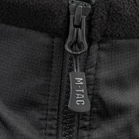 Geacă Microfleece Alpha Gen.II M-Tac - Negru, Rezistentă la Vânt
