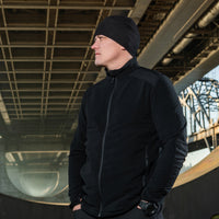 Geacă Microfleece Legatus M-Tac - Neagră, Izolație Termică Premium