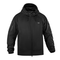 Jachetă Softshell Lightweight M-Tac Neagră – Glugă Reglabilă, 8 Buzunare - poza 4