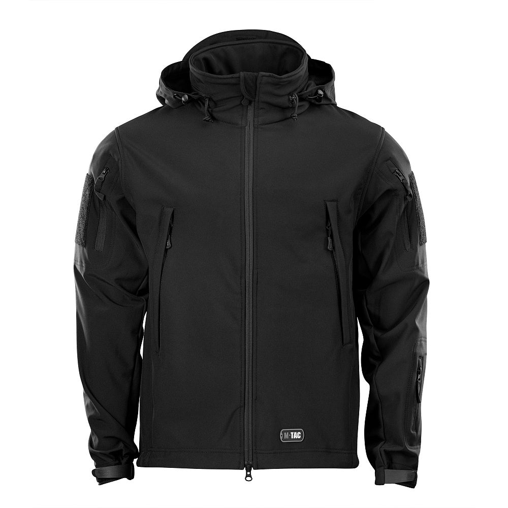 Geacă Soft Shell M-Tac Black - Protecție & Confort Tactic