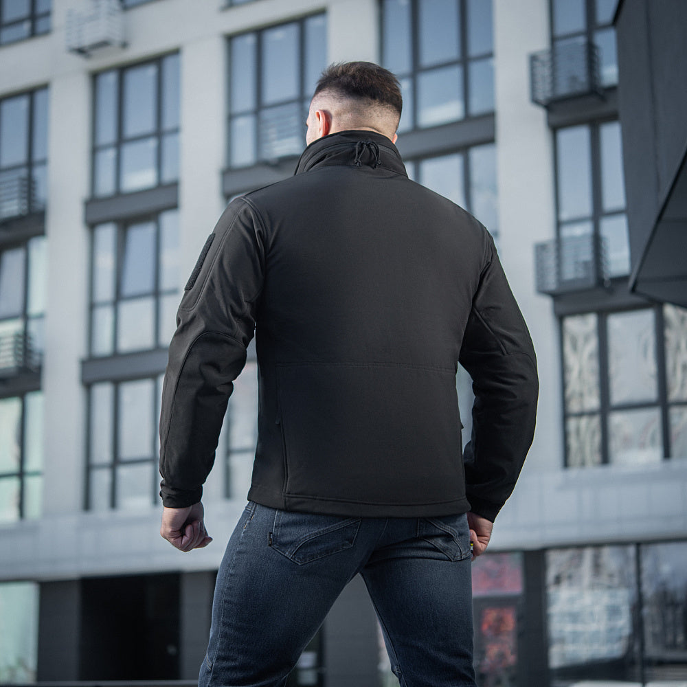 Geacă Soft Shell M-Tac Black - Protecție & Confort Tactic