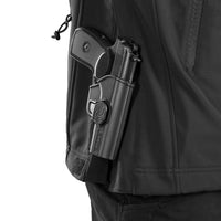 Geacă Soft Shell Police M-Tac - Negru, Acces Rapid Armă