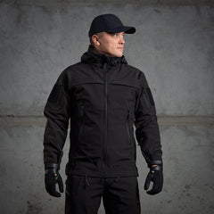 Geacă Soft Shell Police M-Tac - Negru, Acces Rapid Armă