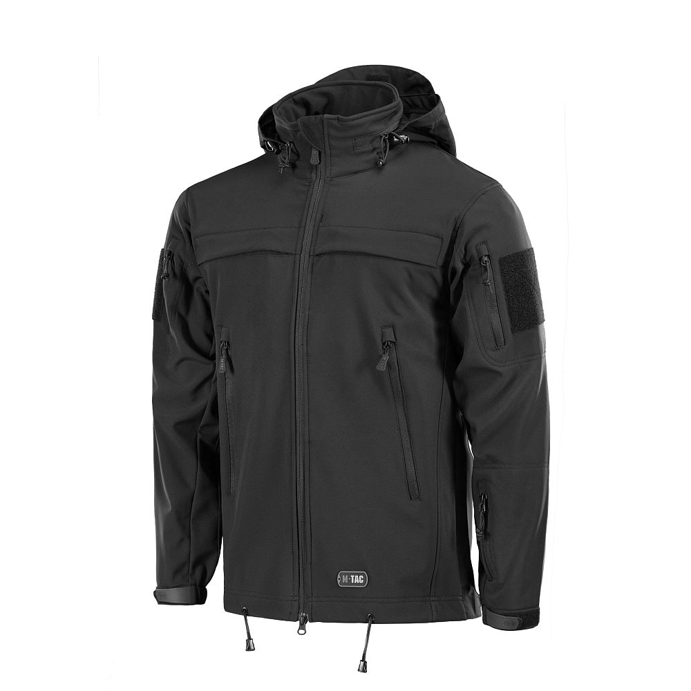 Geacă Soft Shell Police M-Tac - Negru, Acces Rapid Armă