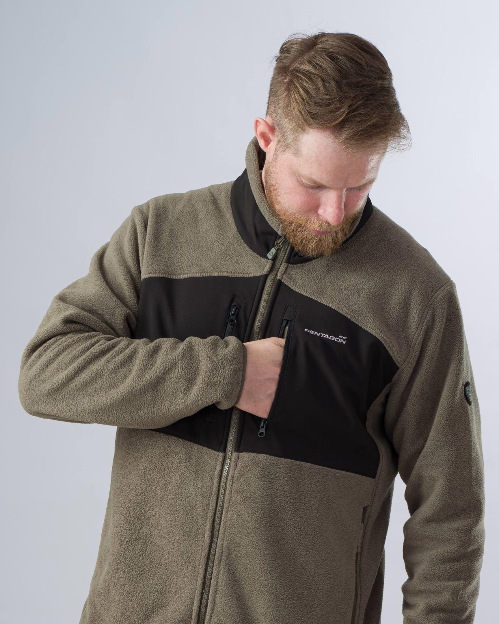 Geaca Ajax Fleece RAL7013 Pentagon Tactical - Căldură și Adaptabilitate Versatilă