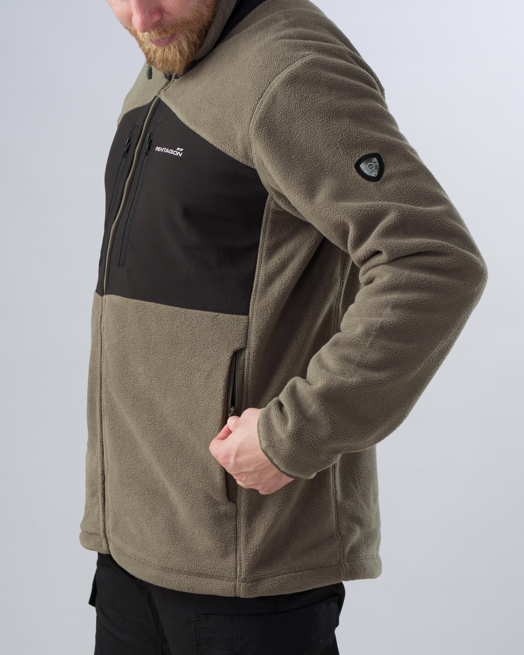 Geaca Ajax Fleece RAL7013 Pentagon Tactical - Căldură și Adaptabilitate Versatilă