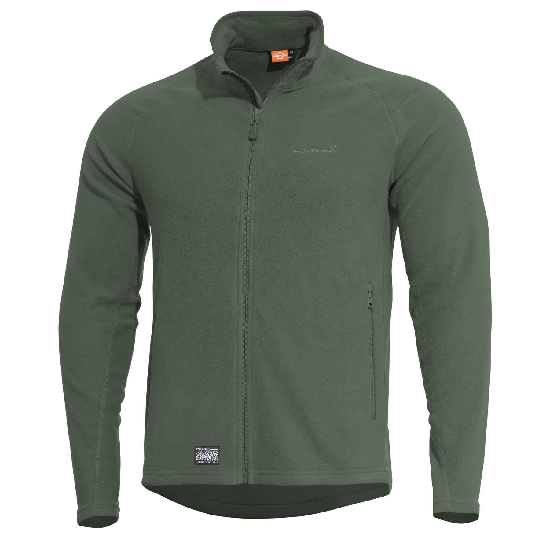 Geaca Arkos Fleece Forest Night Green Pentagon Tactical - Căldură Ușoară și Confort Optim
