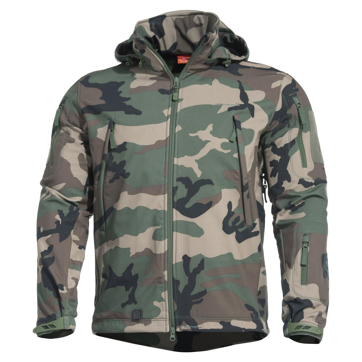 Geaca Artaxes Woodland Woodland Pentagon Tactical - Protecție și Agilitate în orice Misiune