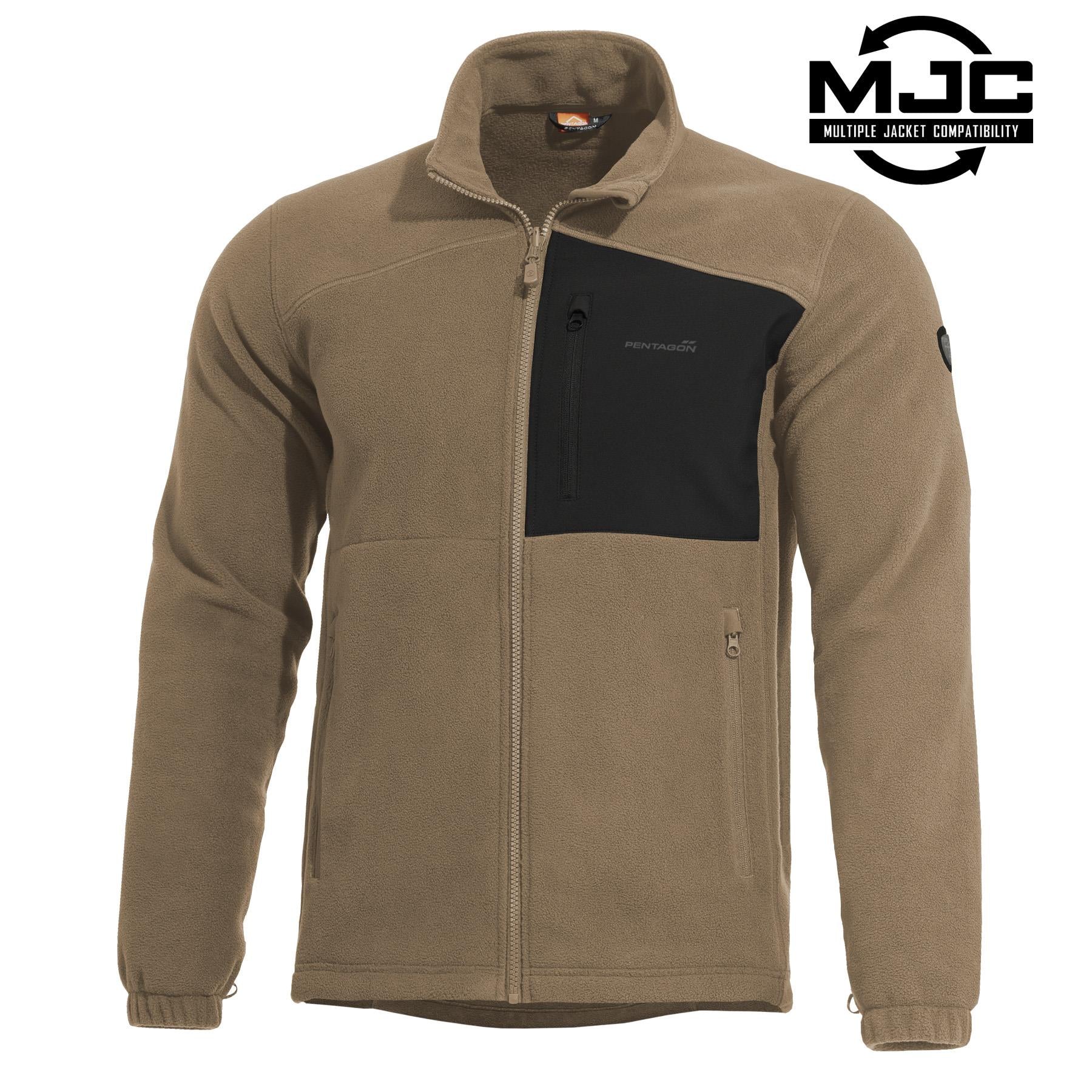 Geaca Athos 2.0 Men΄s Fleece Jacket Coyote Pentagon Tactical - Căldură, Confort și Adaptabilitate Tactică