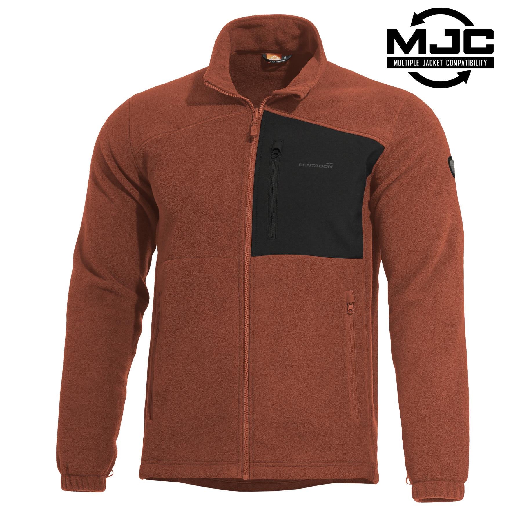 Geaca Athos 2.0 Men΄s Fleece Jacket Maroon Red Pentagon Tactical - Căldură Superioară și Confort Tactic