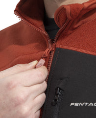 Geaca Athos 2.0 Men΄s Fleece Jacket Maroon Red Pentagon Tactical - Căldură Superioară și Confort Tactic