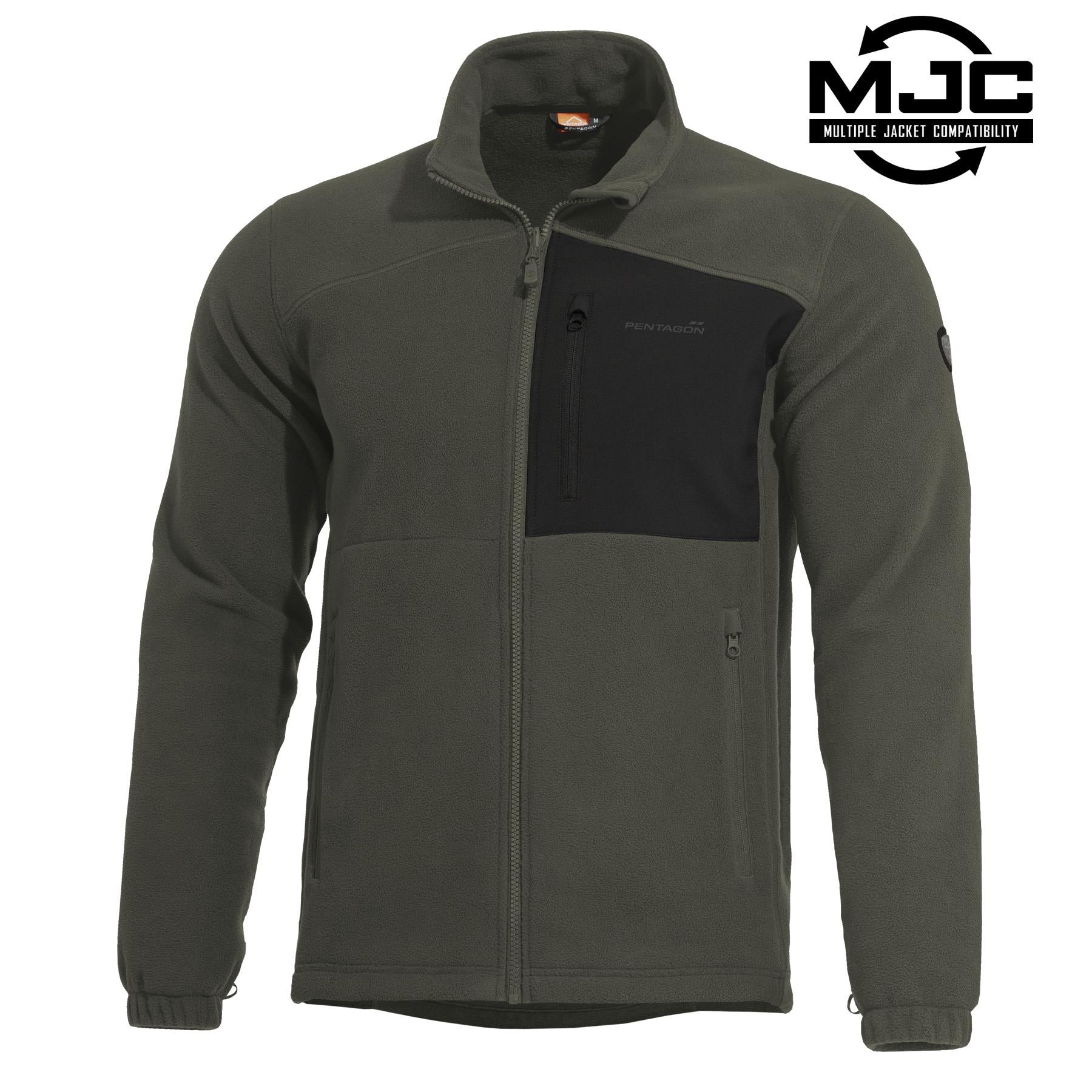 Geaca Athos 2.0 Men΄s Fleece Jacket Olive Green Pentagon Tactical - Căldură, Confort și Performanță Tactică