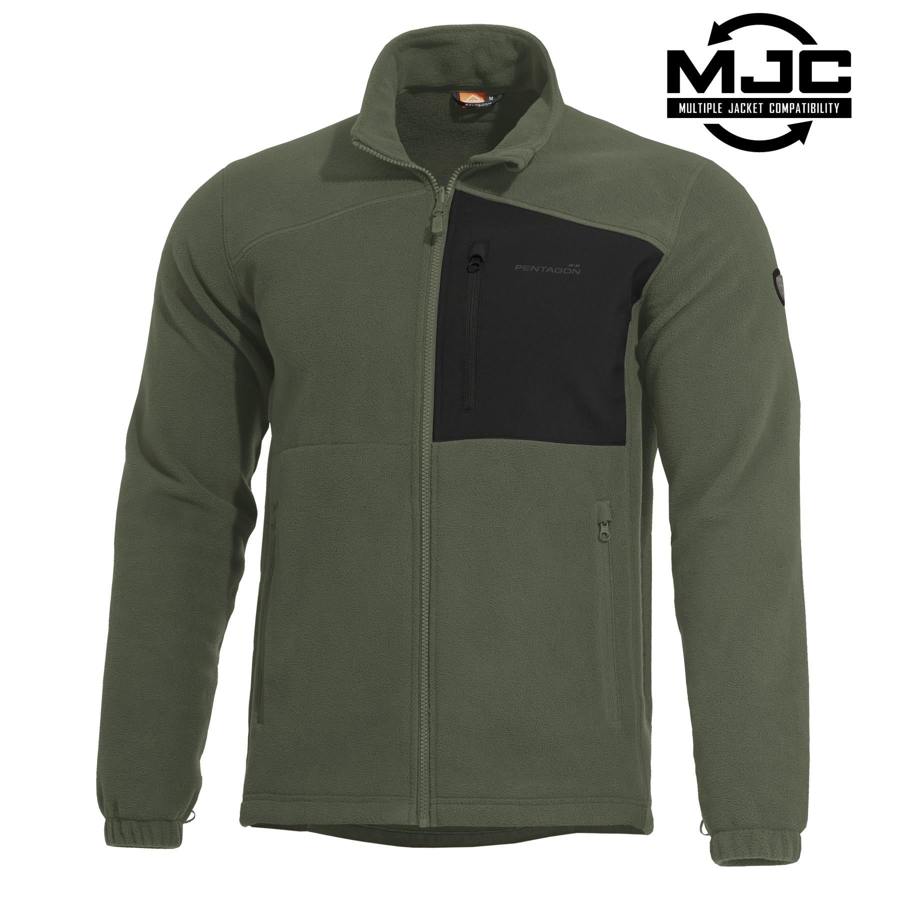 Geaca Athos 2.0 Men΄s Fleece Jacket RAL7013 Pentagon Tactical - Performanță și Confort Versatil