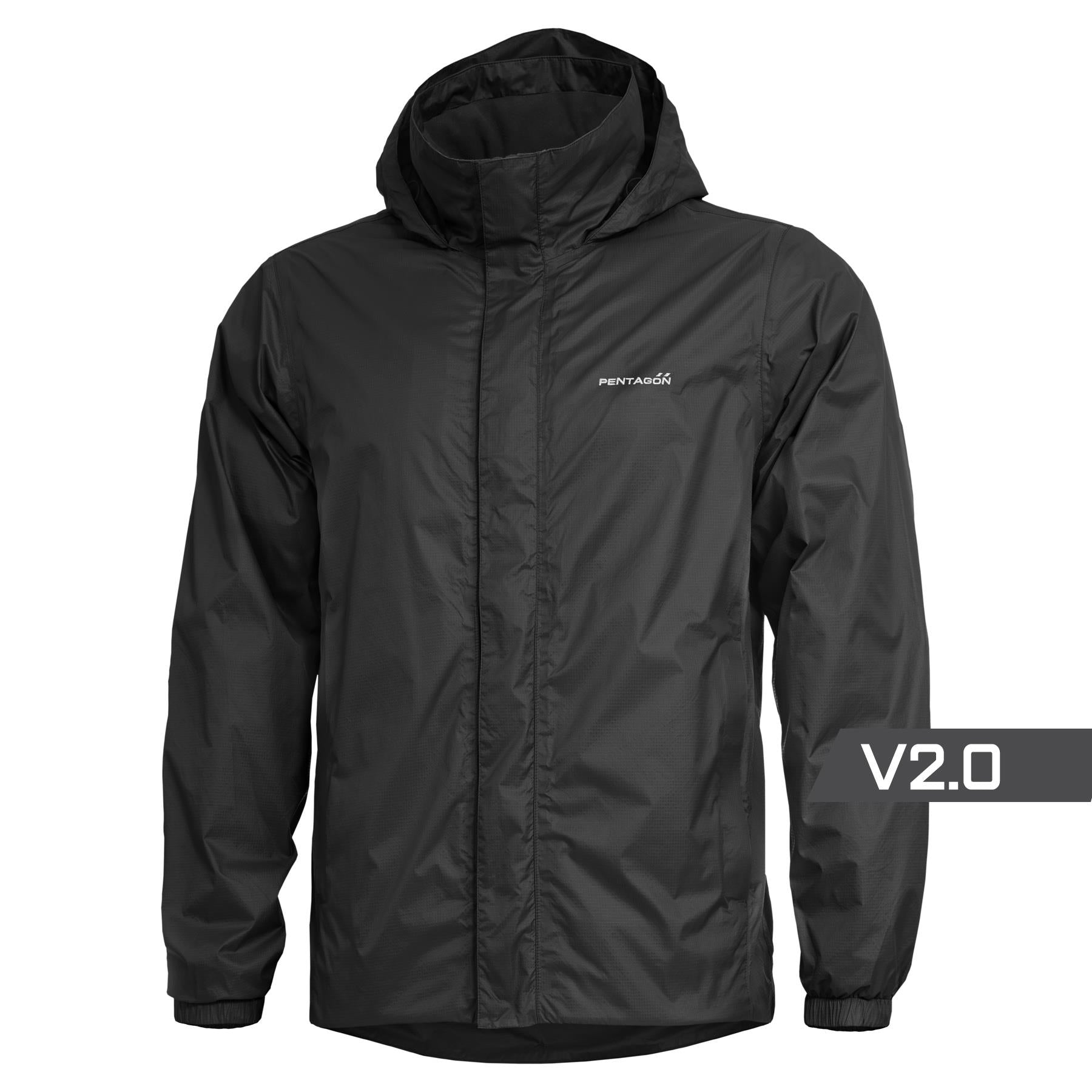 Geaca Atlantic V2.0 Rain Jacket Black Pentagon Tactical - Protecție Superioară și Confort Maxim