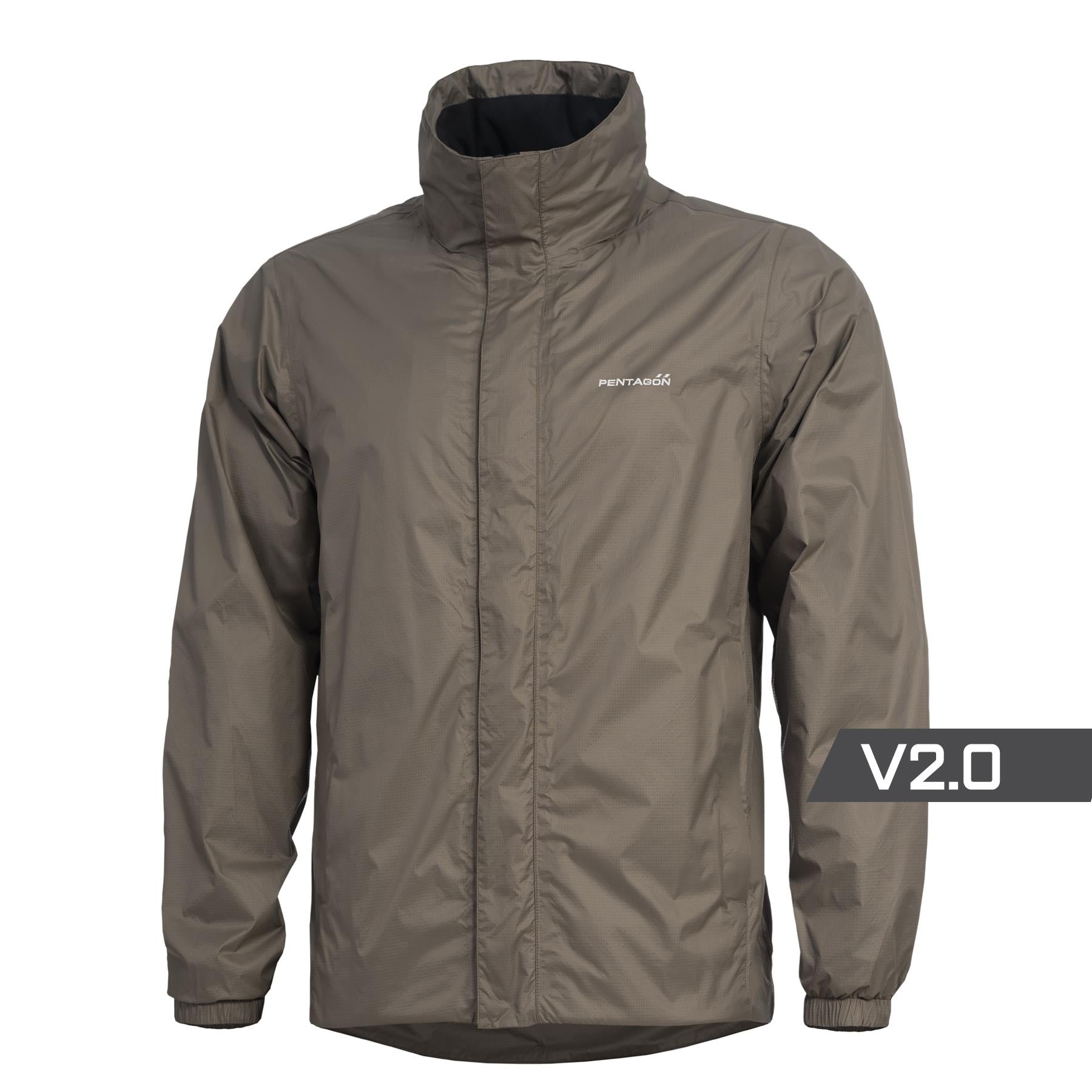 Geaca Atlantic V2.0 Rain Jacket RAL7013 Pentagon Tactical - Protecție Superioară și Confort Optim