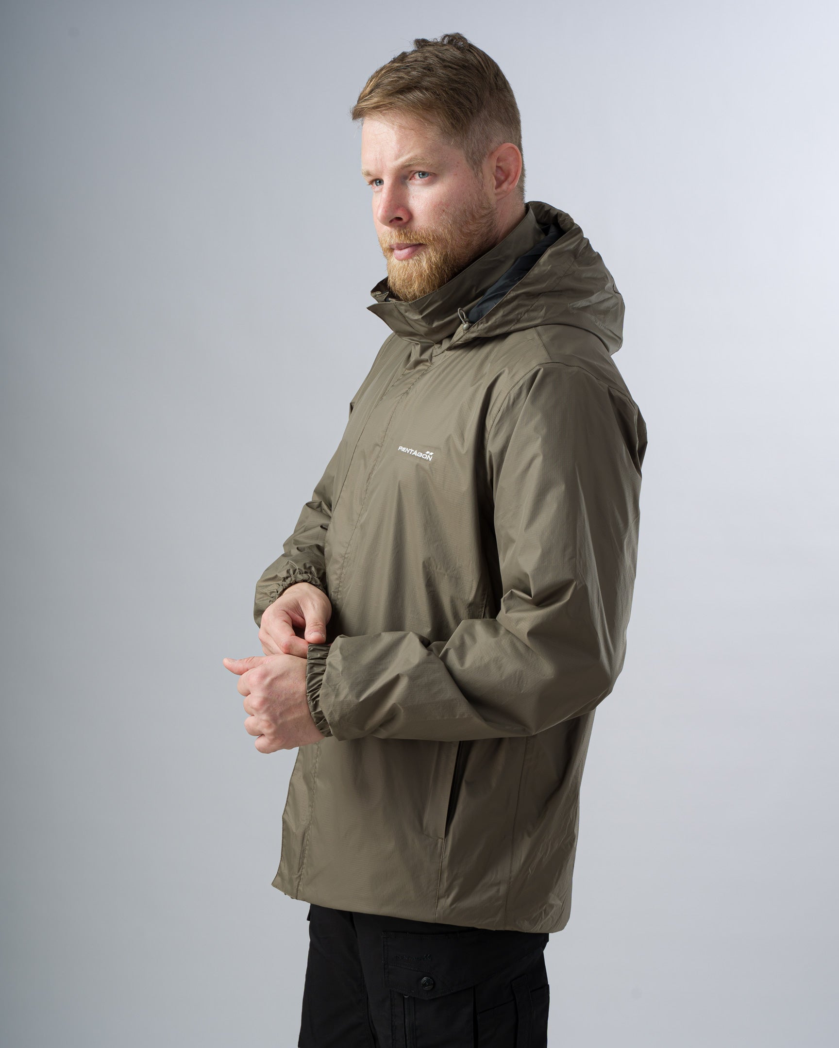 Geaca Atlantic V2.0 Rain Jacket RAL7013 Pentagon Tactical - Protecție Superioară și Confort Optim