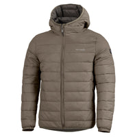 Geaca Aurora 2.0 Puffer Hooded Jacket RAL7013 Pentagon Tactical - Căldură Esențială și Mobilitate Neîngrădită