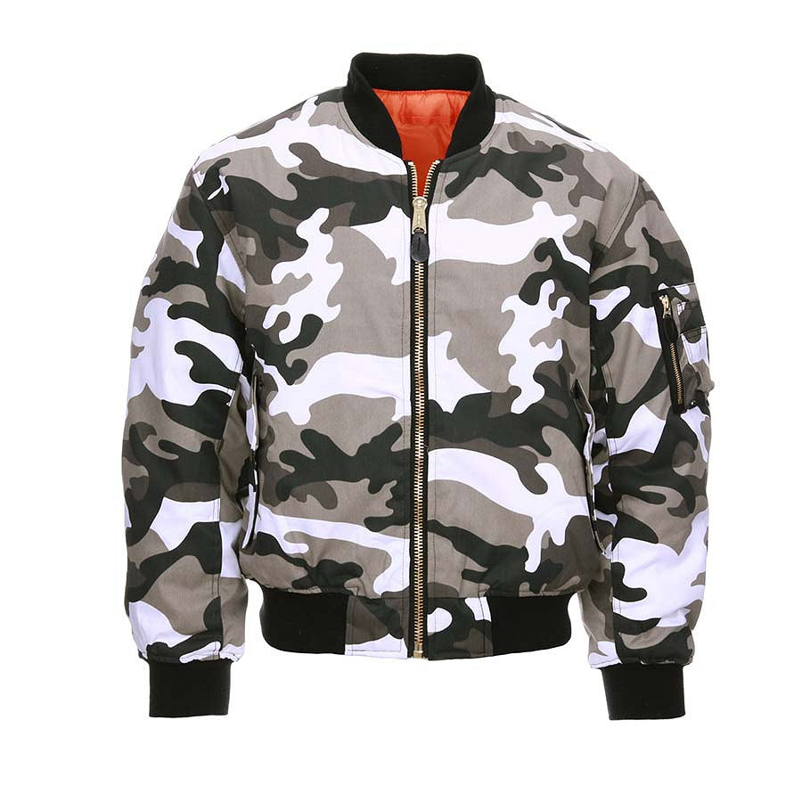Geacă Bomber MA-1 Camo Urban Fostex Garments - Adaptabilitate Tactică