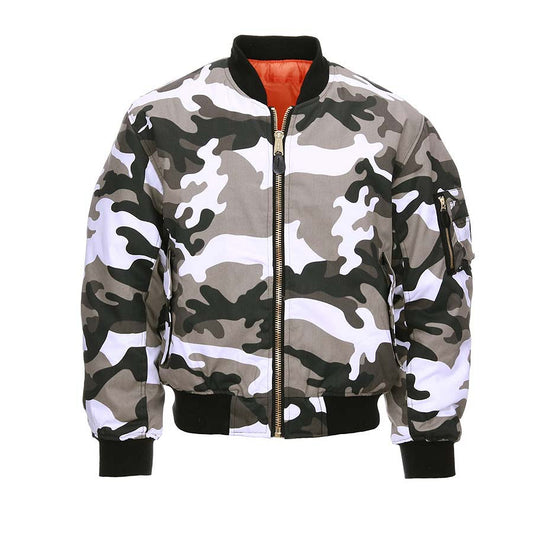 Geacă Bomber MA-1 Camo Urban Fostex Garments - Adaptabilitate Tactică