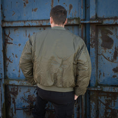 Geacă Bomber MA-1 Dark Olive Fostex Garments - Durabilitate & Stil Autentic