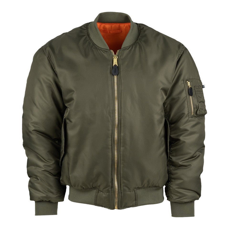 Geacă Bomber MA-1 Dark Olive Fostex Garments - Durabilitate & Stil Autentic