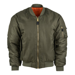Geacă Bomber MA-1 Dark Olive Fostex Garments - Durabilitate & Stil Autentic