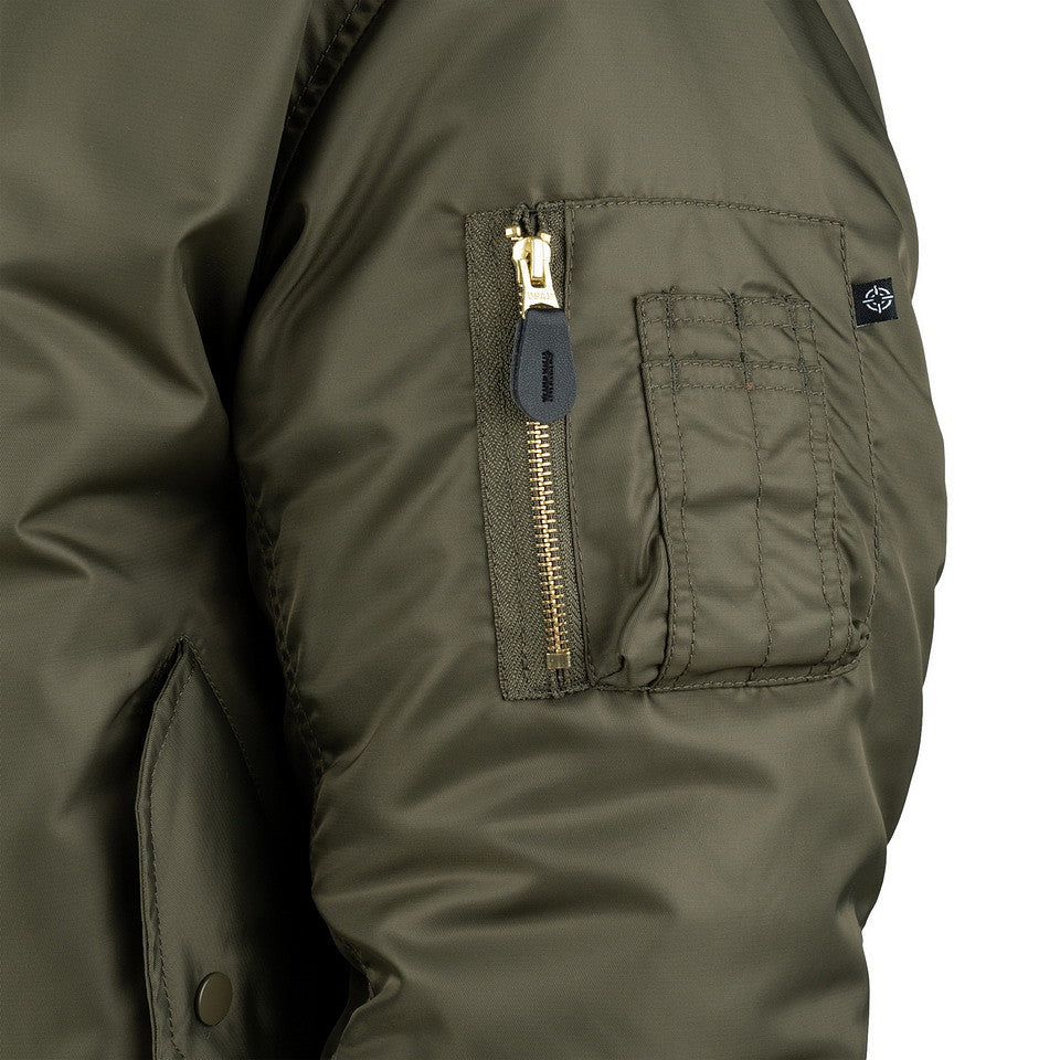 Geacă Bomber MA-1 Dark Olive Fostex Garments - Durabilitate & Stil Autentic