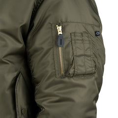Geacă Bomber MA-1 Dark Olive Fostex Garments - Durabilitate & Stil Autentic