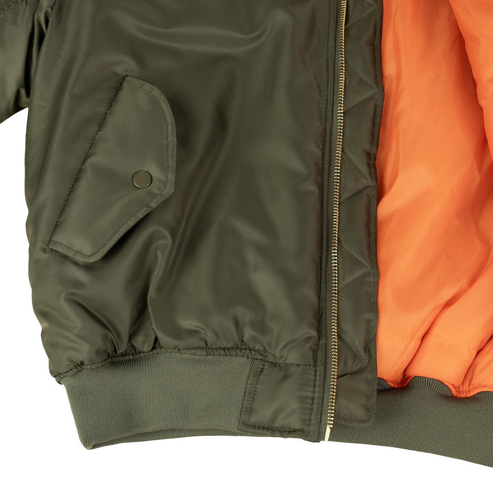 Geacă Bomber MA-1 Dark Olive Fostex Garments - Durabilitate & Stil Autentic