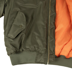 Geacă Bomber MA-1 Dark Olive Fostex Garments - Durabilitate & Stil Autentic