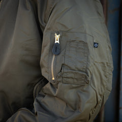 Geacă Bomber MA-1 Dark Olive Fostex Garments - Durabilitate & Stil Autentic