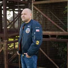Geacă Bomber MA-1 USAF Albastru - Autenticitate Militară & Durabilitate Urbană