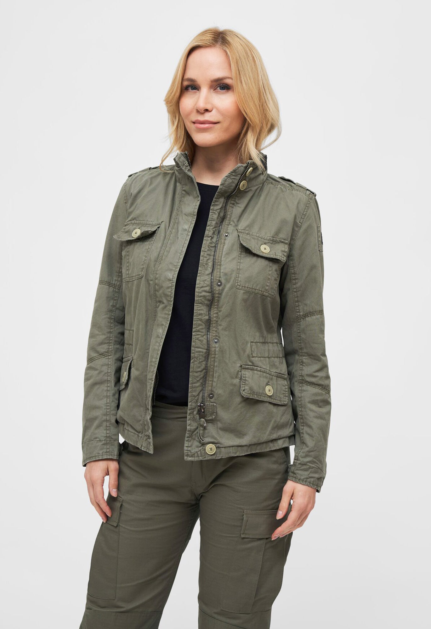 Geaca Britannia Olive Dama Brandit - Caldura si Stil Tactic