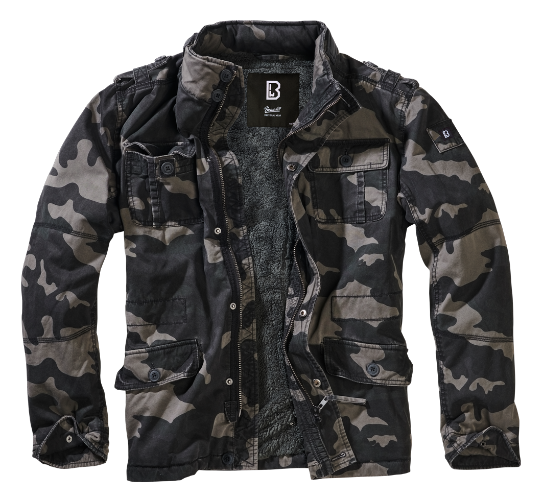 Geaca Britannia Winter Dark Camo Brandit - Caldura si Mobilitate