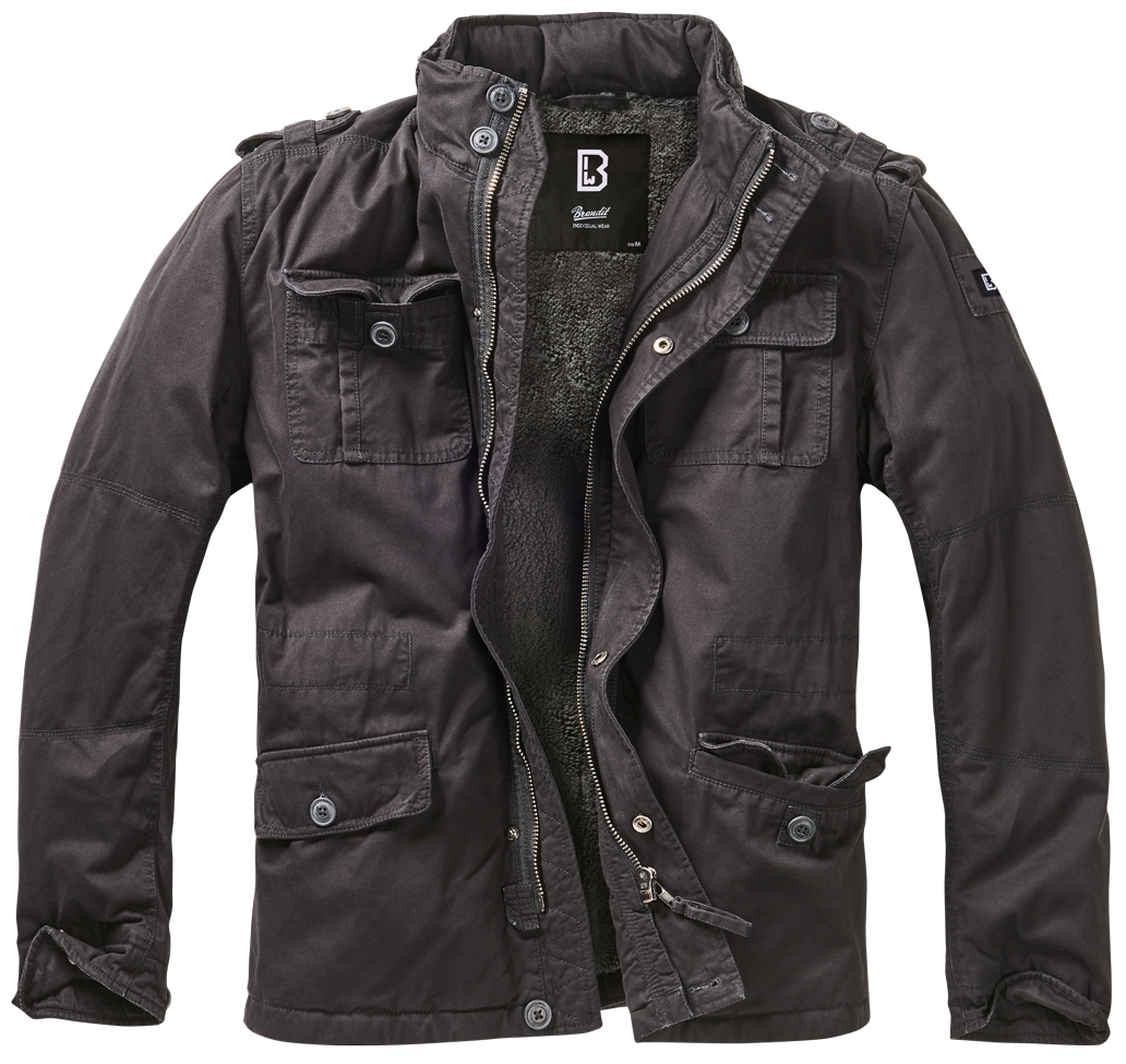 Geaca Britannia Winter Negru Brandit - Caldura si Durabilitate