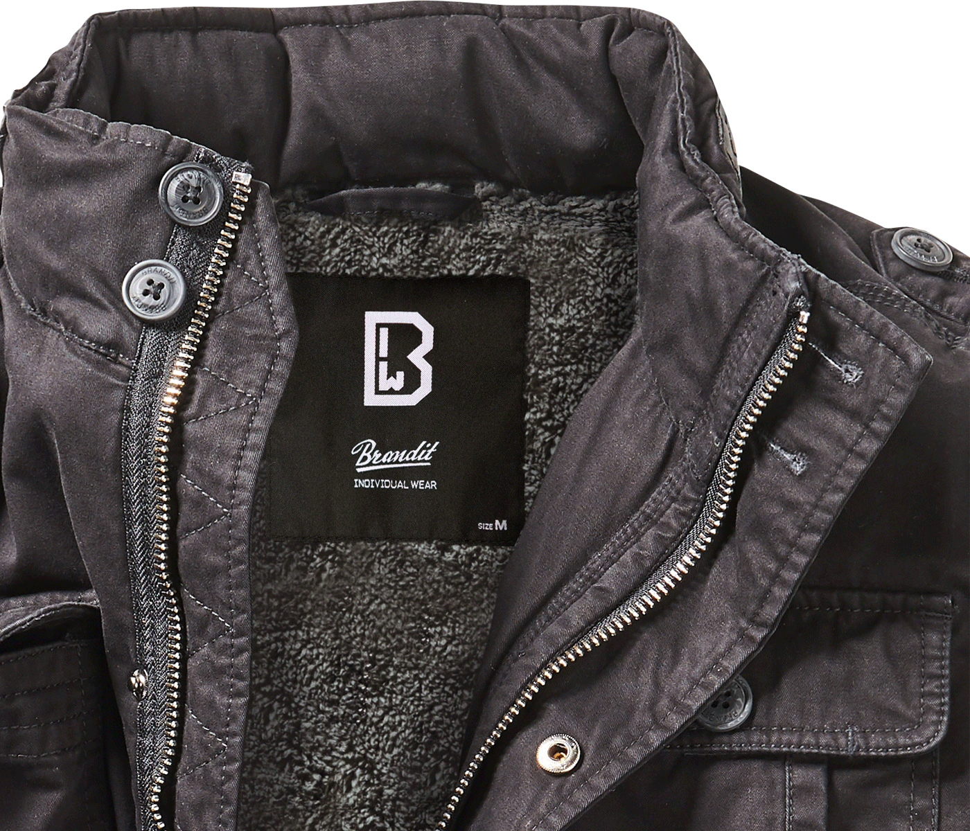 Geaca Britannia Winter Negru Brandit - Caldura si Durabilitate