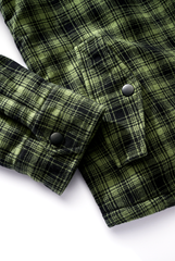 Geaca Classic Sherpa Oliv-Black Check Brandit - Stil si Confort Durabil