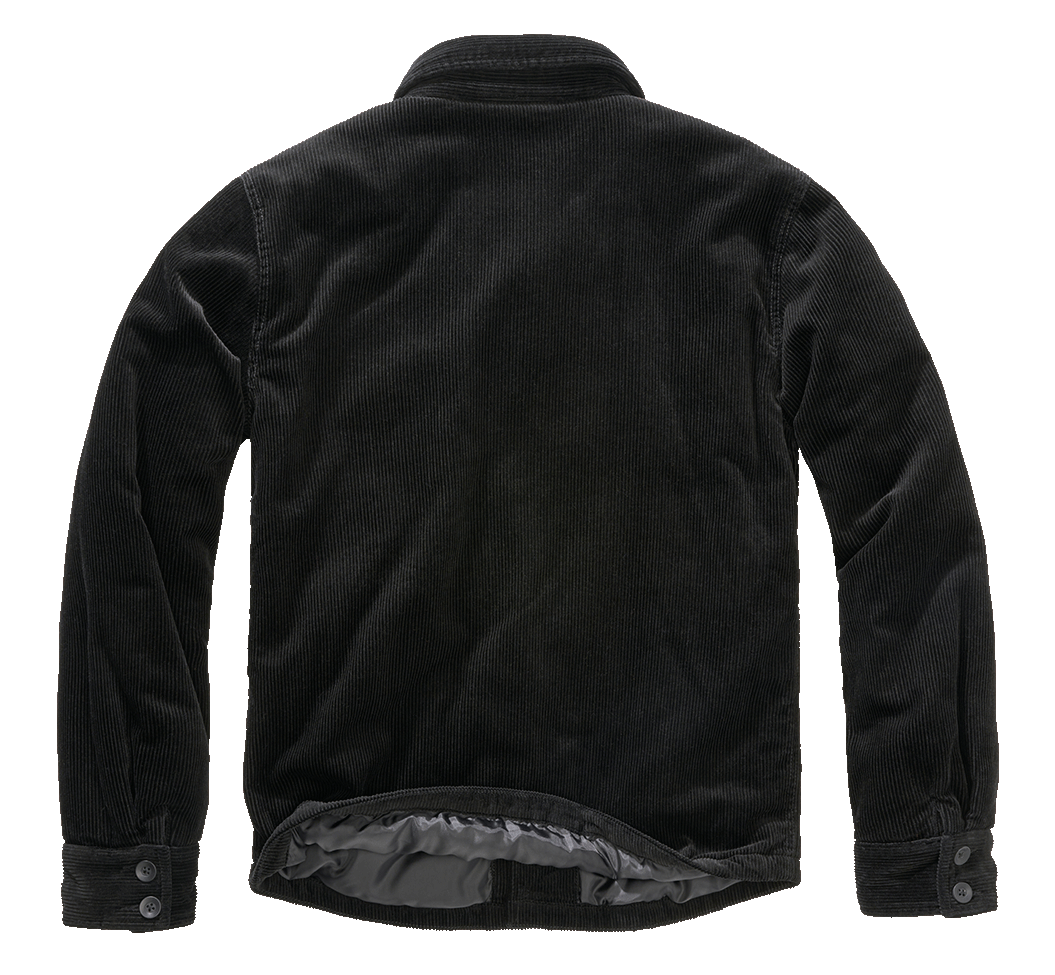 Geaca Corduroy Negru Brandit - Stil Urban Durabil
