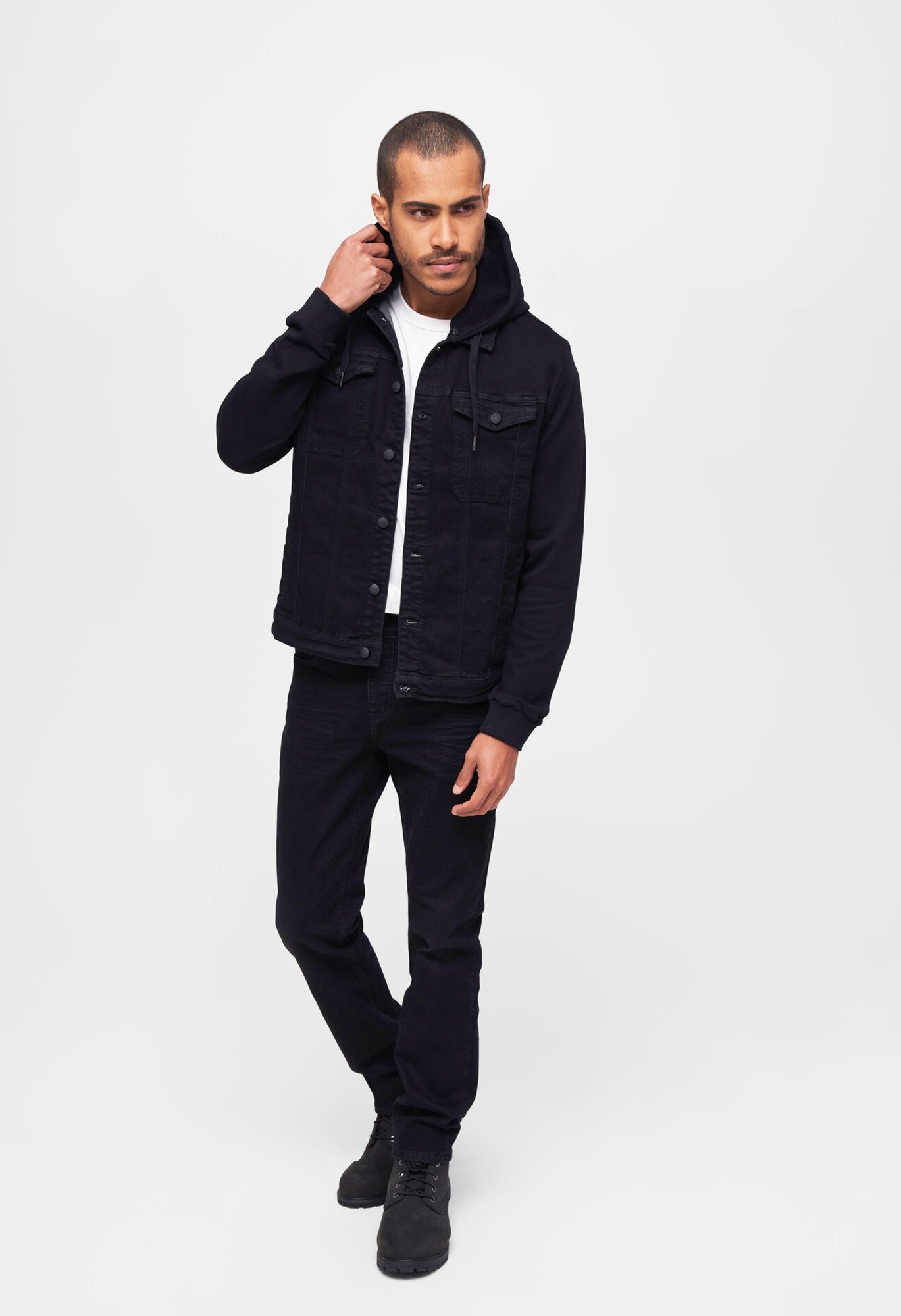 Geaca Cradock Denim Negru Brandit - Stil Urban Robust