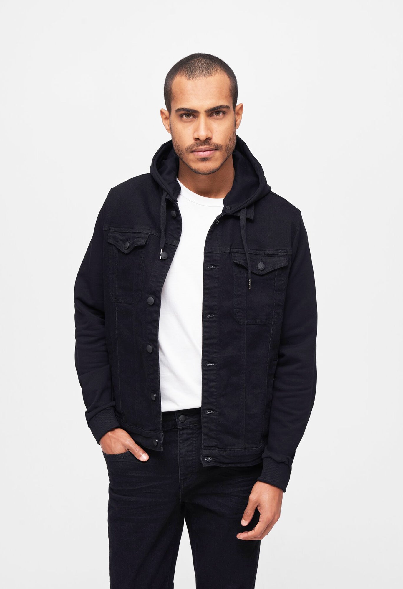 Geaca Cradock Denim Negru Brandit - Stil Urban Robust