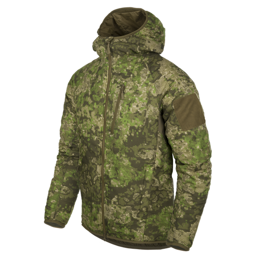 Geacă cu glugă Helikon-Tex Climashield® Apex 67g PenCott® WildWood™