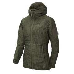Geacă cu Glugă Helikon-Tex WOMEN'S WOLFHOUND Hoodie® Climashield® Apex™ Desert Night Camo