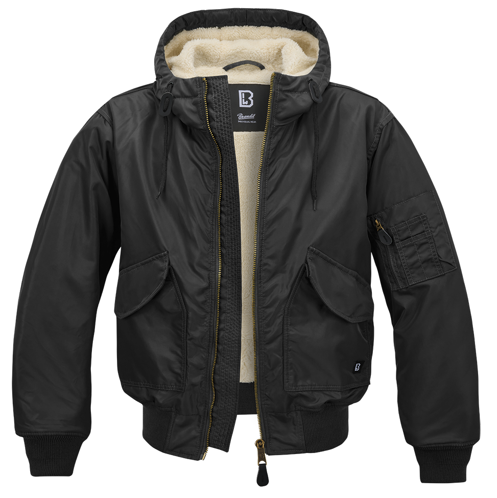 Geaca CWU Hooded Negru Brandit - Confort si Durabilitate